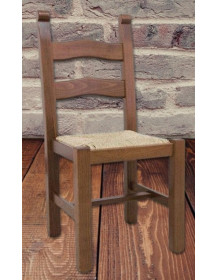 SEDIA SEDUTA PAGLIA O LEGNO