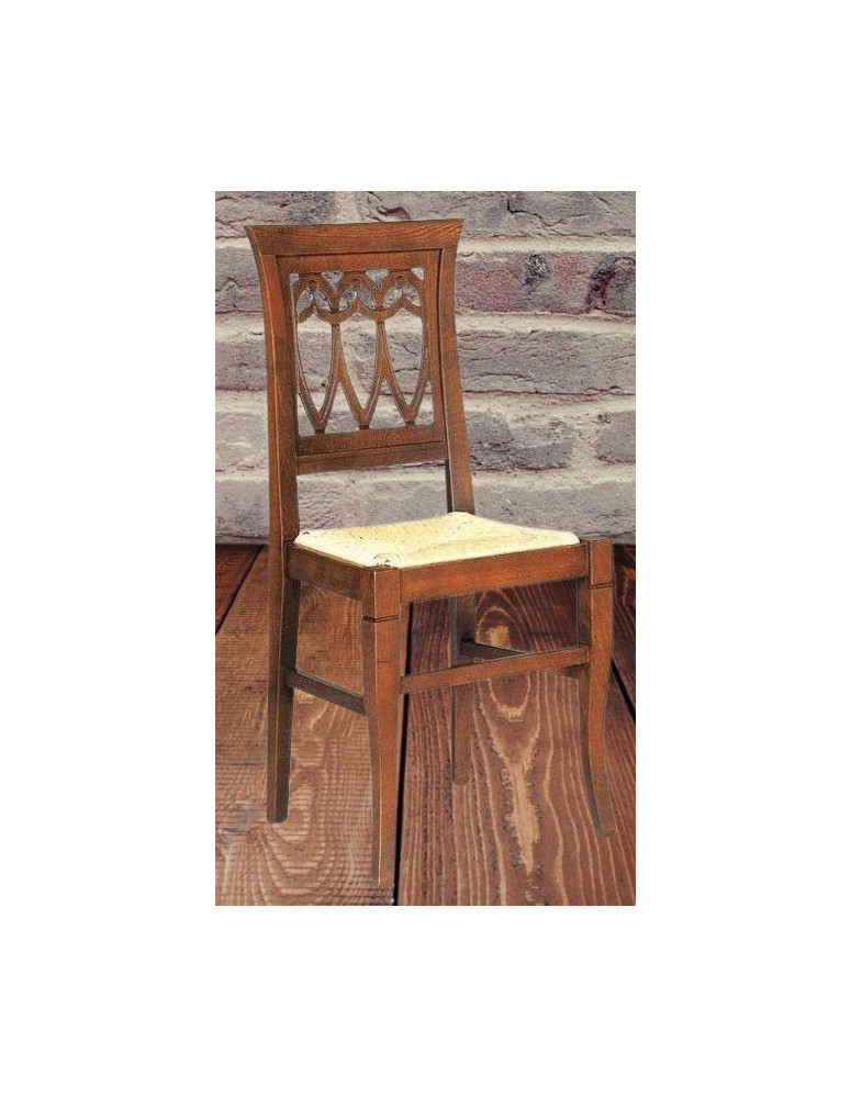 SEDIA SEDUTA PAGLIA O LEGNO