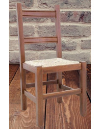 SEDIA SEDUTA PAGLIA O LEGNO