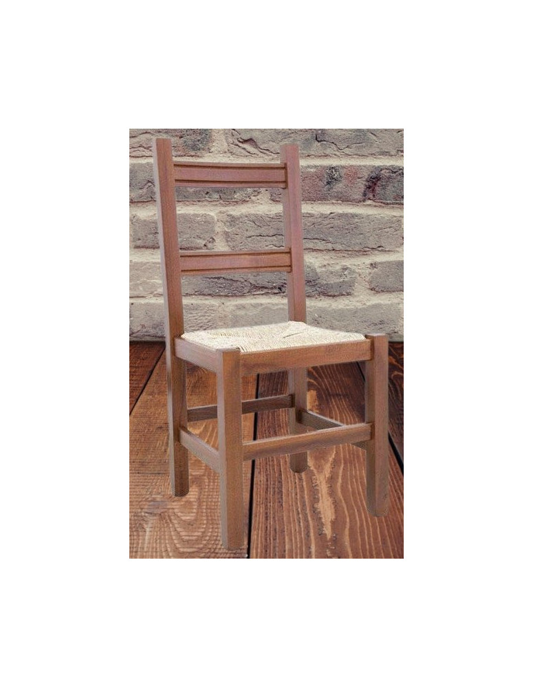 SEDIA SEDUTA PAGLIA O LEGNO