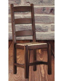 SEDIA SEDUTA PAGLIA O LEGNO