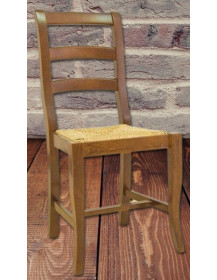 SEDIA SEDUTA PAGLIA O LEGNO