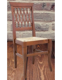 SEDIA SEDUTA PAGLIA O LEGNO