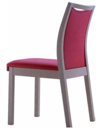 SEDIA  IMBOTTITA IN FAGGIO