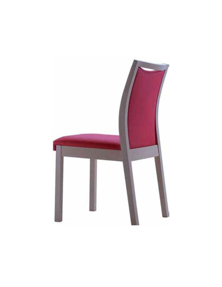 SEDIA  IMBOTTITA IN FAGGIO