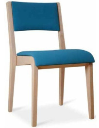 SEDIA IMBOTTITA IN FAGGIO