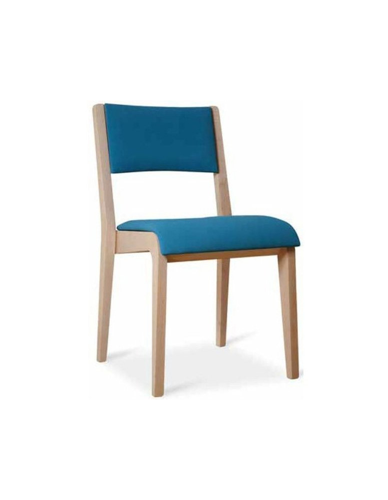 SEDIA IMBOTTITA IN FAGGIO