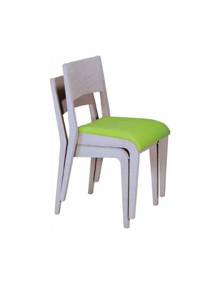 SEDIA IMBOTTITA IN FAGGIO