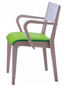 POLTRONCINA IMBOTTITA IN FAGGIO