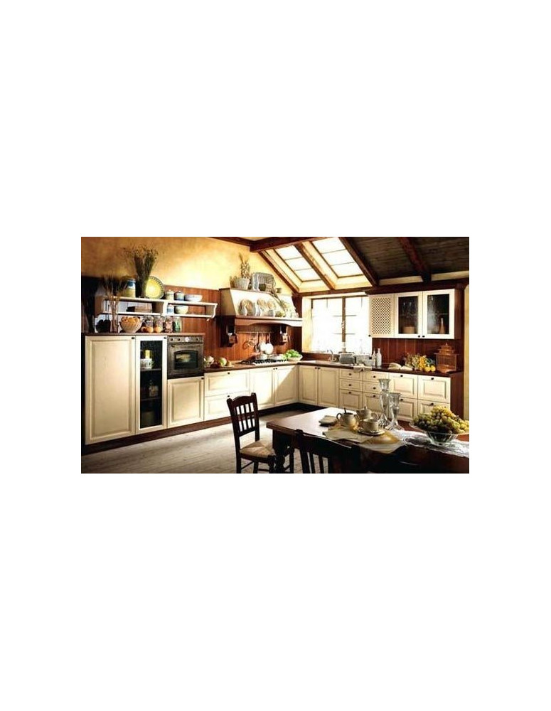 CUCINA SU MISURA DECAPE AVORIO FRASSINO