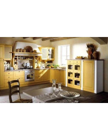 CUCINA SU MISURA DECAPE SUL GIALLINO FRASSINO