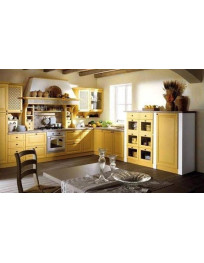 CUCINA SU MISURA DECAPE SUL GIALLINO FRASSINO