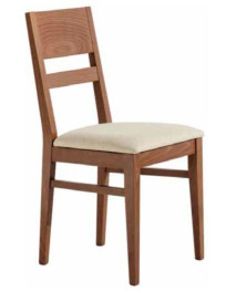 SEDIA IMBOTTITA IN  FAGGIO