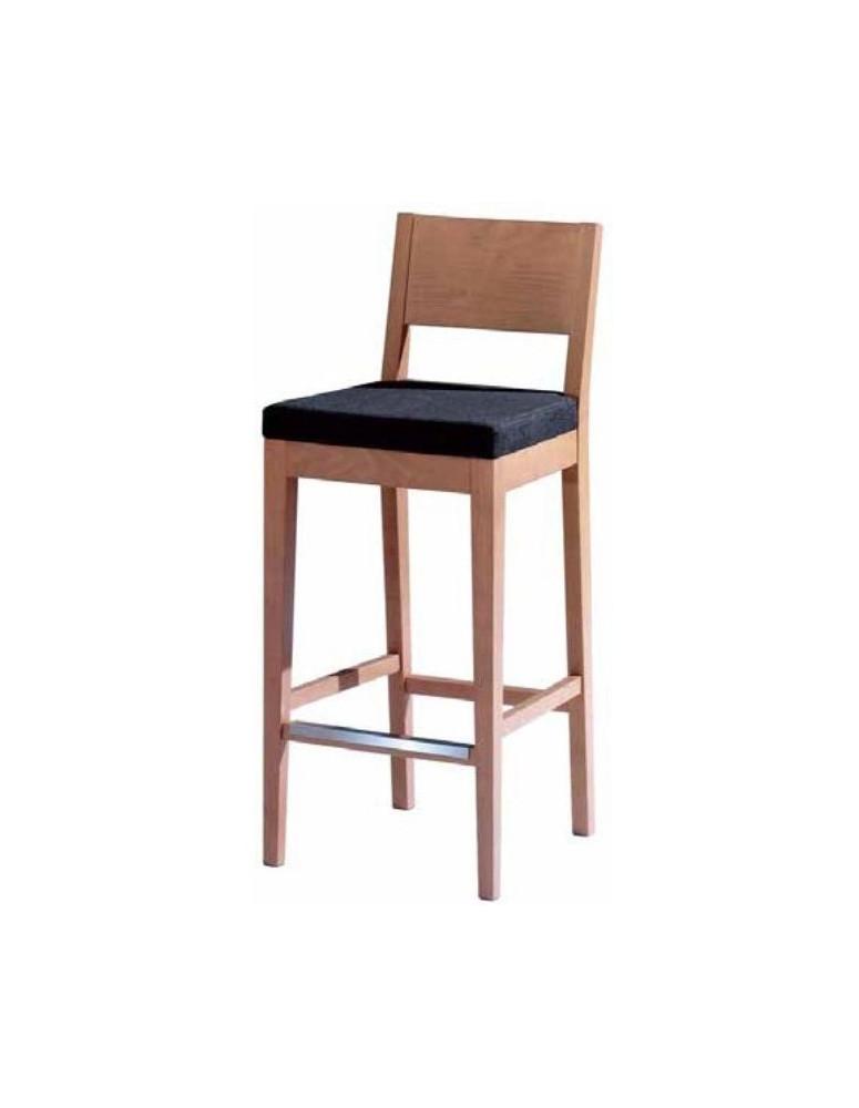 SGABELLO IMBOTTITA IN  FAGGIO