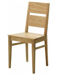 SEDIA CON SEDUTA IN LEGNO