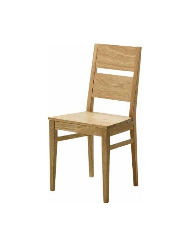 SEDIA CON SEDUTA IN LEGNO