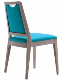 SEDIA IMBOTTITA  IN  FAGGIO