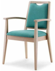 POLTRONCINA IMBOTTITA  IN  FAGGIO