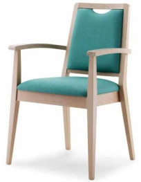 POLTRONCINA IMBOTTITA  IN  FAGGIO