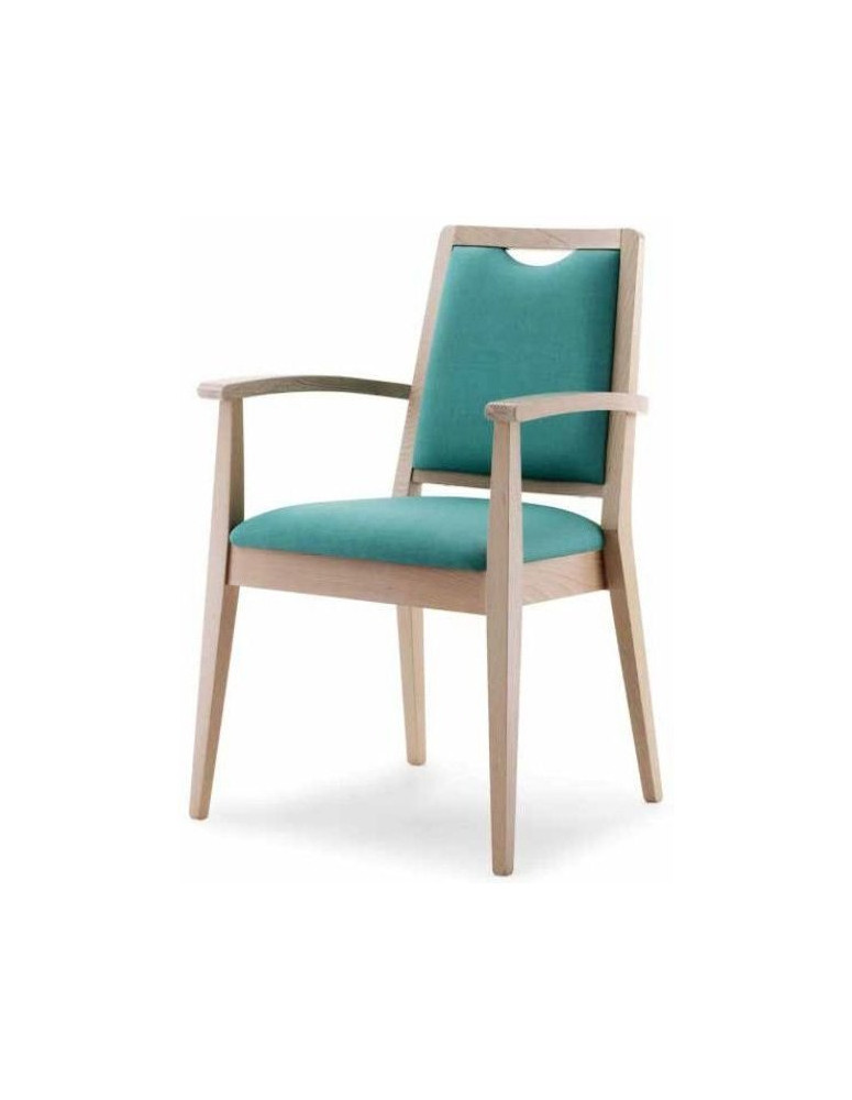 POLTRONCINA IMBOTTITA  IN  FAGGIO