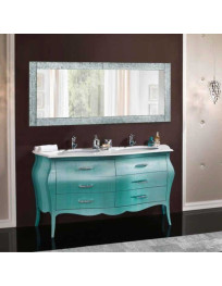 MOBILE BAGNO BOMBATO 6 CASSETTI LACCATO