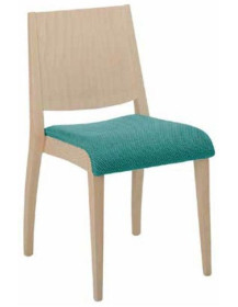 SEDIA IMBOTTITA IN FAGGIO