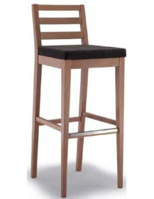 SGABELLO IMBOTTITA IN FAGGIO