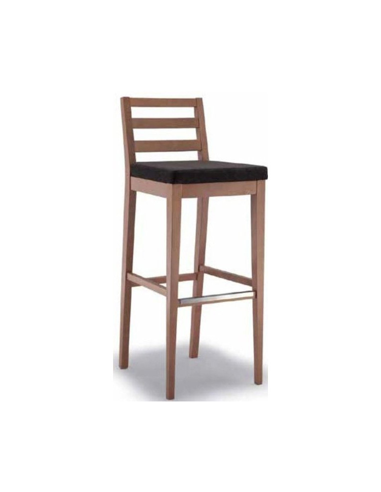 SGABELLO IMBOTTITA IN FAGGIO