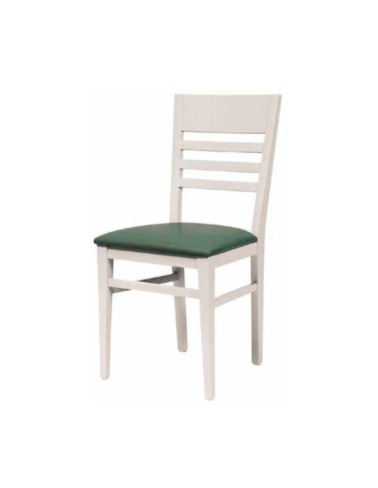 SEDIA IMBOTTITA IN FAGGIO