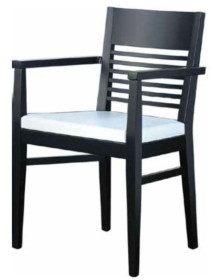 SEDIA IMBOTTITA IN FAGGIO