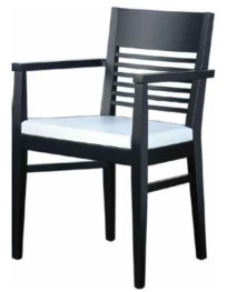 SEDIA IMBOTTITA IN FAGGIO