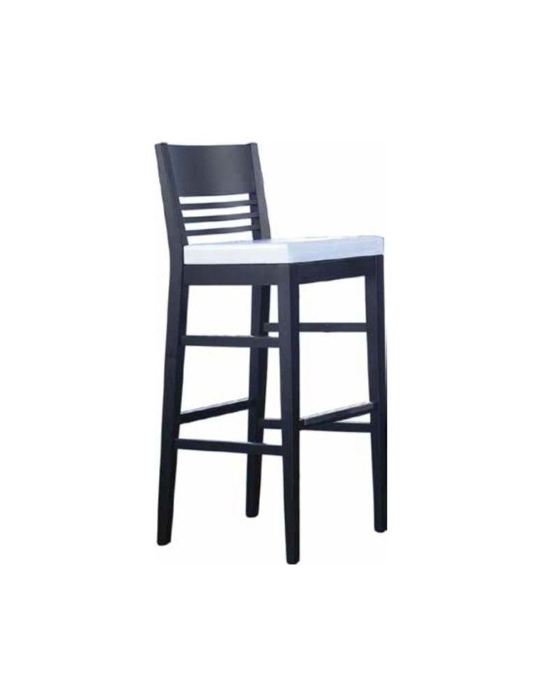 SGABELLO IMBOTTITA IN FAGGIO