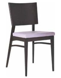 SEDIA MODERNA IMBOTTITA IN FAGGIO