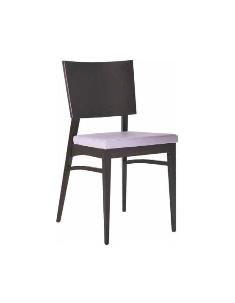 SEDIA MODERNA IMBOTTITA IN FAGGIO