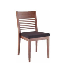 SEDIA MODERNA IMBOTTITA IN FAGGIO