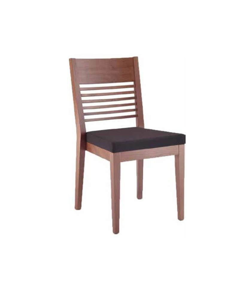 SEDIA MODERNA IMBOTTITA IN FAGGIO