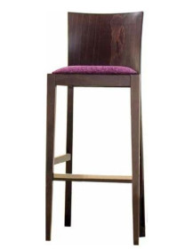 SGABELLO IMBOTTITA IN FAGGIO