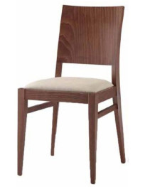 SEDIA IMBOTTITA IN FAGGIO