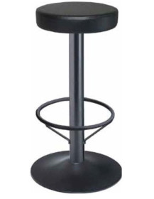 SGABELLO CROMATA IMBOTTITO