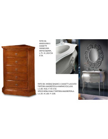 MOBILE BAGNO 2 CASSETTI + ANGOLIERA 5 CASSETTI