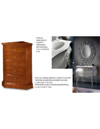 MOBILE BAGNO 2 CASSETTI + ANGOLIERA 5 CASSETTI