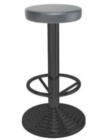 SGABELLO IN GHISA NERA