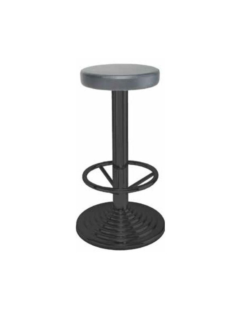 SGABELLO IN GHISA NERA