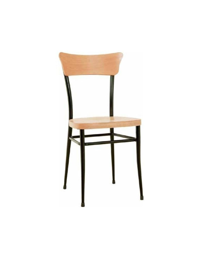 SEDIA IN FAGGIO STRUTTURA IN FERRO