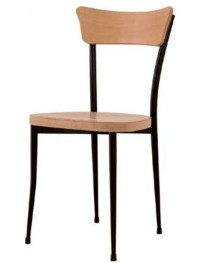 SEDIA IN FAGGIO STRUTTURA IN FERRO