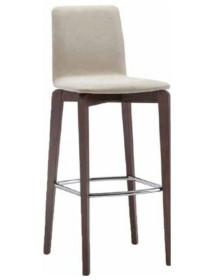 SGABELLO  IN  FAGGIO SEDILE LEGNO