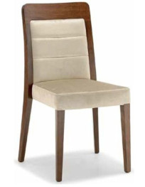 SEDIA IMBOTTITO IN FAGGIO O FRASSINO