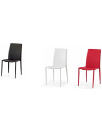 SEDIE NERA BIANCA ROSSA
