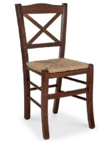 SEDIA RUSTICHE IN LEGNO MASSELLO