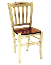 SEDIA RUSTICHE IN LEGNO MASSELLO